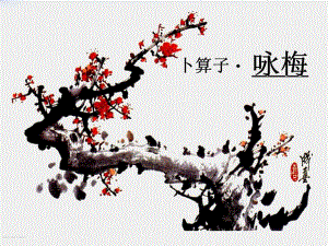 大班古诗《卜算子咏梅》PPT课件.ppt