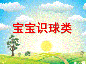 小班《宝宝识球类》PPT课件ppt课件.ppt