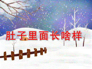 肚子里面长啥样图片PPT课件教案《肚子里面长啥样》.ppt