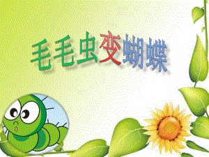 小班《毛毛虫变蝴蝶》PPT课件教案毛毛虫变蝴蝶.ppt