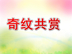 小班科学《奇纹共赏》PPT课件ppt课件.ppt