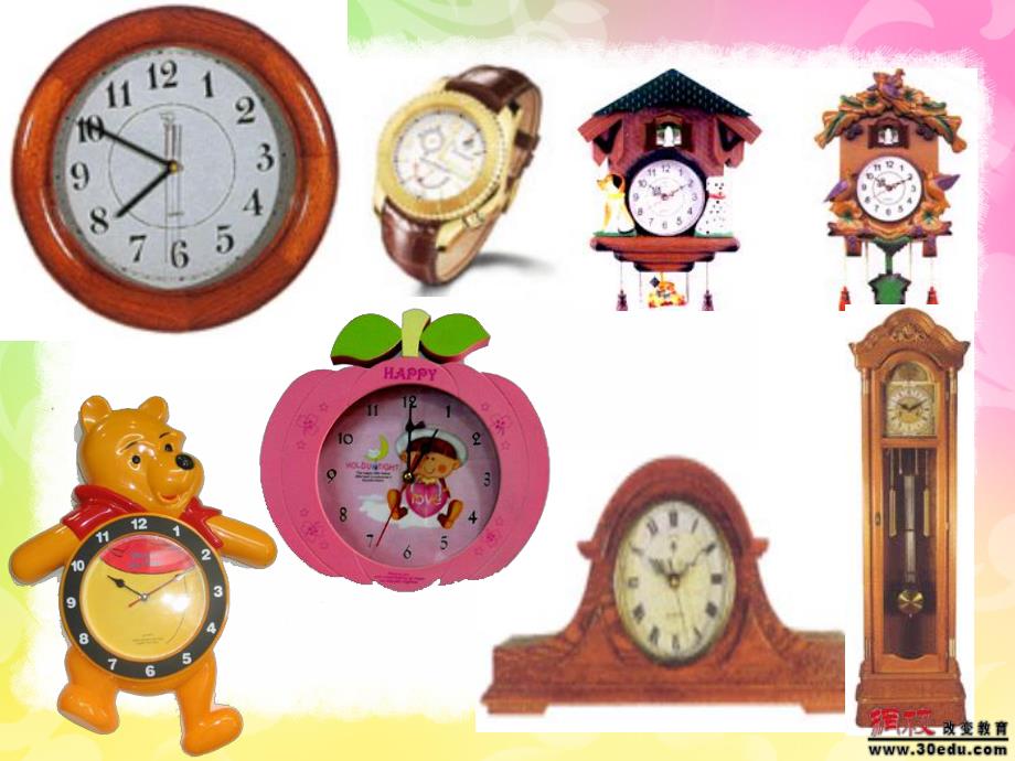 学前班《认识时钟》PPT课件教案幼儿园学前班认识时钟课件新.ppt_第3页