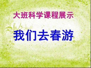 大班科学《我们去春游》PPT课件教案.ppt