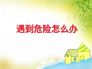 大班安全活动《遇到危险怎么办》PPT课件教案PPT课件.ppt