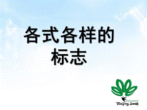 幼儿园《各式各样的标志》PPT课件教案各式各样的标志.ppt
