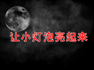 大班科学活动《让小灯泡亮起来》PPT课件大班科学活动《让小灯泡亮起来》PPT课件.ppt