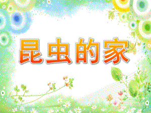 中班科学活动《昆虫的家》PPT课件教案PPT课件.ppt