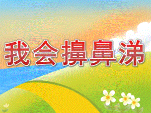 小班健康《我会擤鼻涕》PPT课件教案PPT课件.ppt