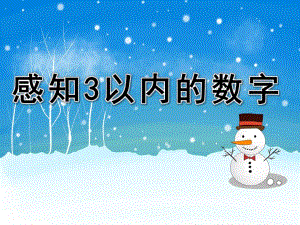 小班数学公开课《感知3以内的数字》PPT课件教案PPT课件.ppt