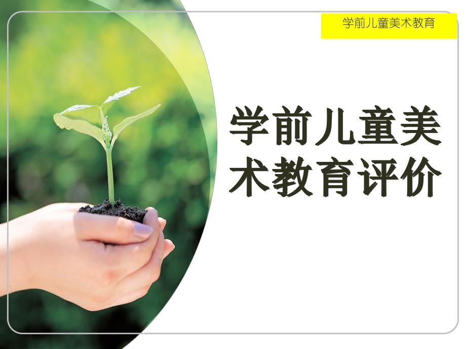 幼儿园学前儿童美术教育评价PPT课件第九章-学前儿童美术教育评价.ppt_第1页