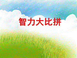 大班数学活动《智力大比拼》PPT课件教案PPT课件.ppt
