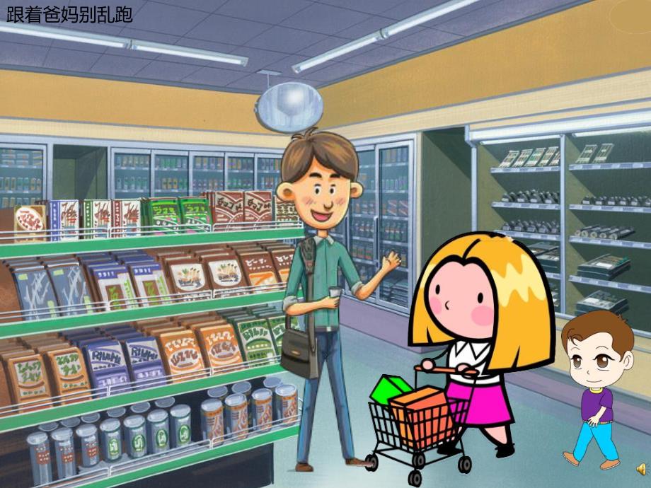 幼儿园《商场自救儿歌》PPT课件配音音乐PPT课件.ppt_第3页