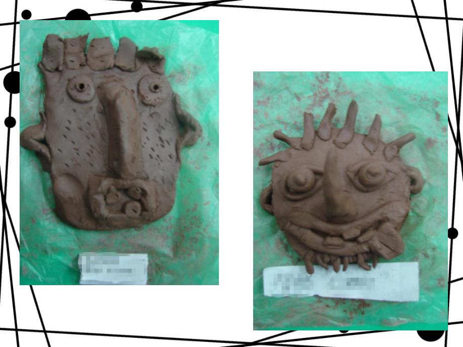 大班美术《奇特的脸》PPT课件教案陶泥-奇特的脸.ppt_第3页