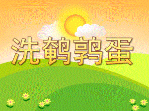 小班科学《洗鹌鹑蛋》PPT课件教案PPT课件.ppt