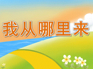 中班科学《我从哪里来》PPT课件教案PPT课件.ppt