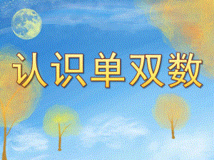 大班数学《认识单双数》PPT课件教案PPT课件.ppt