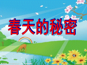 幼儿园语言《春天的秘密》PPT课件教案.ppt