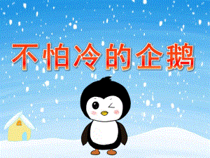 中班科学《不怕冷的企鹅》PPT课件教案PPT课件.pptx