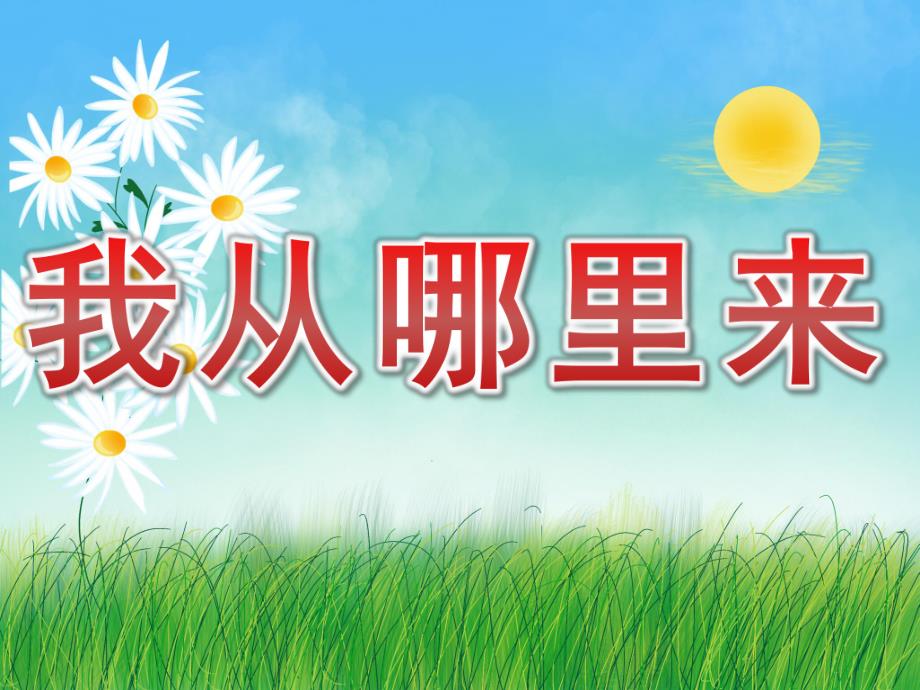 大班《我从哪里来》PPT课件教案PPT课件.pptx_第1页