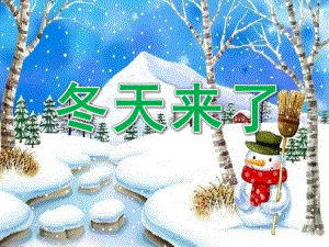 幼儿园区域活动《冬天来了》PPT课件教案ppt课件1.ppt
