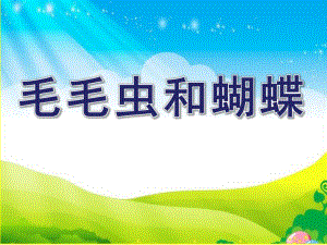 中班科学《毛毛虫和蝴蝶》PPT课件教案毛毛虫和蝴蝶.pptx