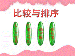 学前班数学《比较与排序》PPT课件教案PPT课件.pptx