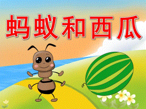 大班美术《蚂蚁和西瓜》PPT课件教案PPT课件.pptx