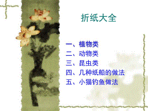 大班手工《折纸大全》PPT课件折纸大全(图解).pptx