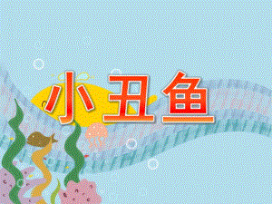 大班社会《小丑鱼》PPT课件小丑鱼.pptx