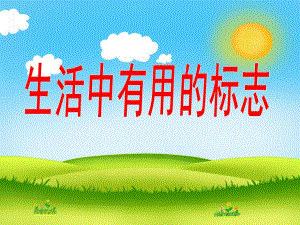 大班社会《生活中的标志》PPT课件教案幼儿园《生活中的标志》.pptx
