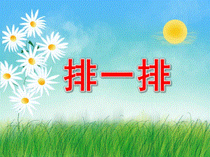 中班数学排序《排一排》PPT课件教案PPT课件.pptx