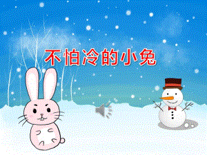 小班健康《不怕冷的小兔》PPT课件教案音频PPT课件.pptx