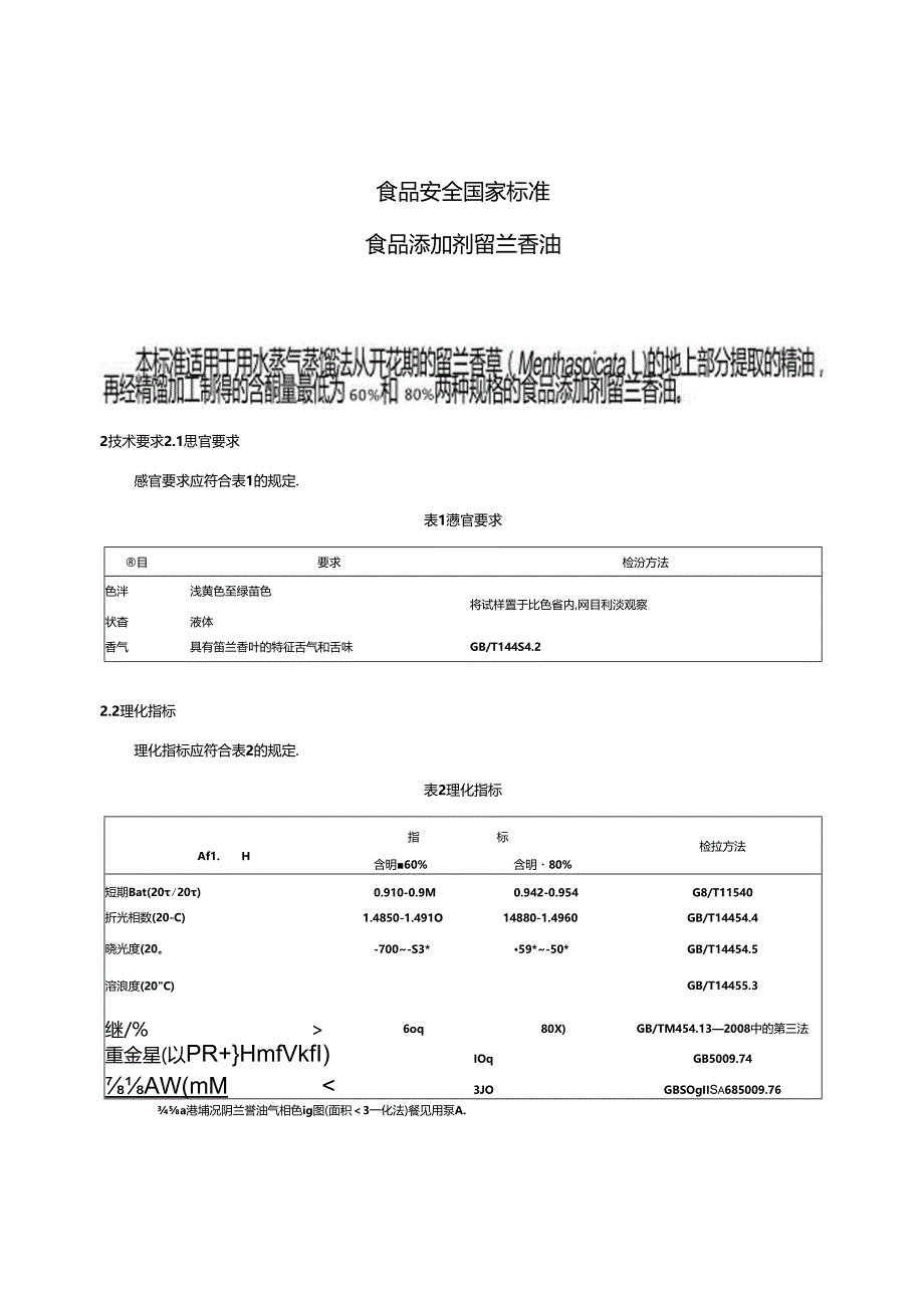 GB 1886.36-2015 食品安全国家标准 食品添加剂 留兰香油.docx_第3页