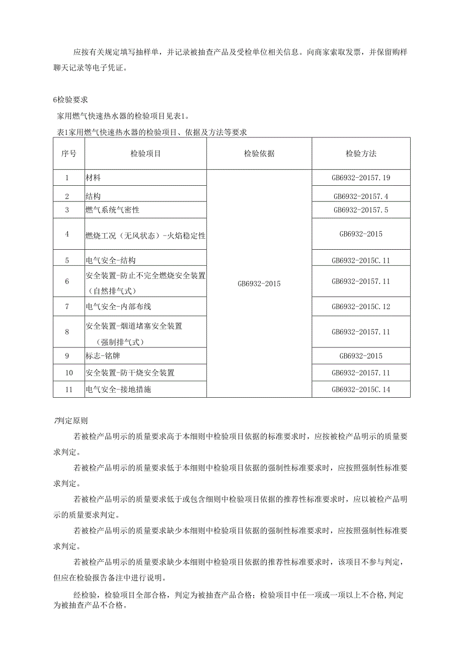 家用燃气快速热水器产品质量广西监督抽查实施细则.docx_第3页