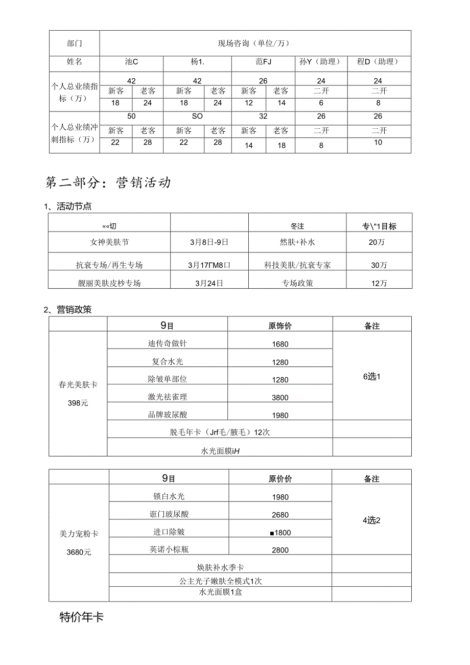 医美整形医院3月运营方案.docx_第2页