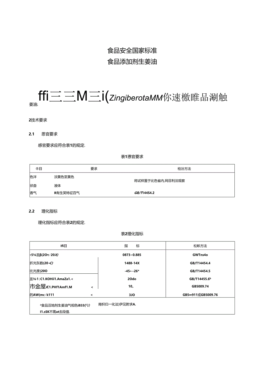 GB 1886.29-2015 食品安全国家标准 食品添加剂 生姜油.docx_第3页