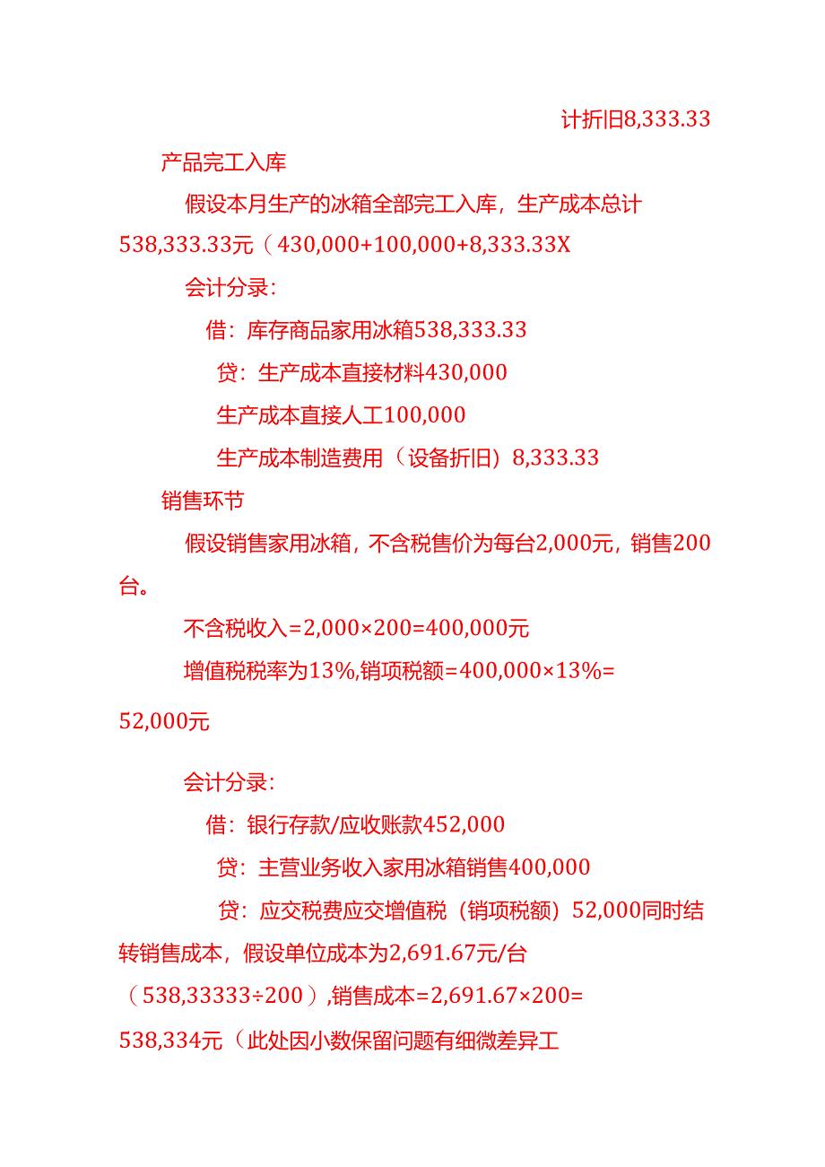 家用制冷电器具生产企业的账务处理－记账实操.docx_第3页