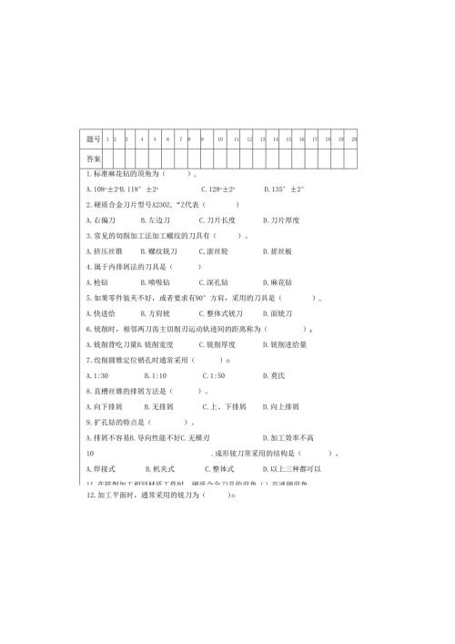 《金属切削原理与刀具》试卷 (13).docx