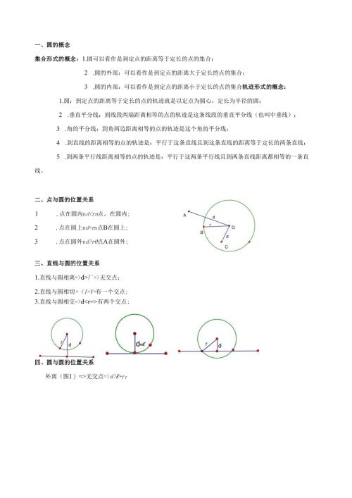 初三《圆》章节知识点归纳总结.docx