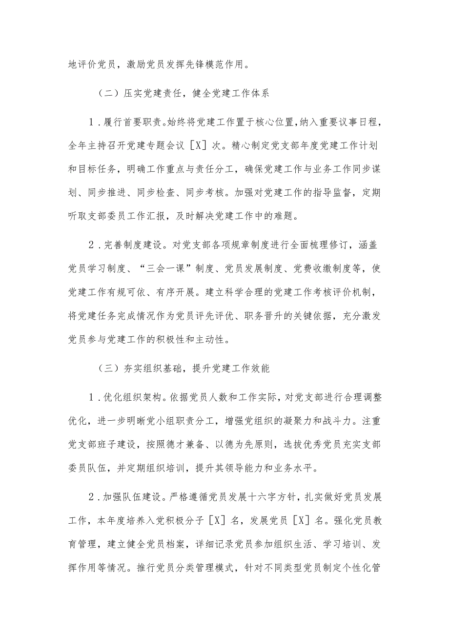 2024年党支部书记抓基层党建工作述职报告（详细版）.docx_第2页
