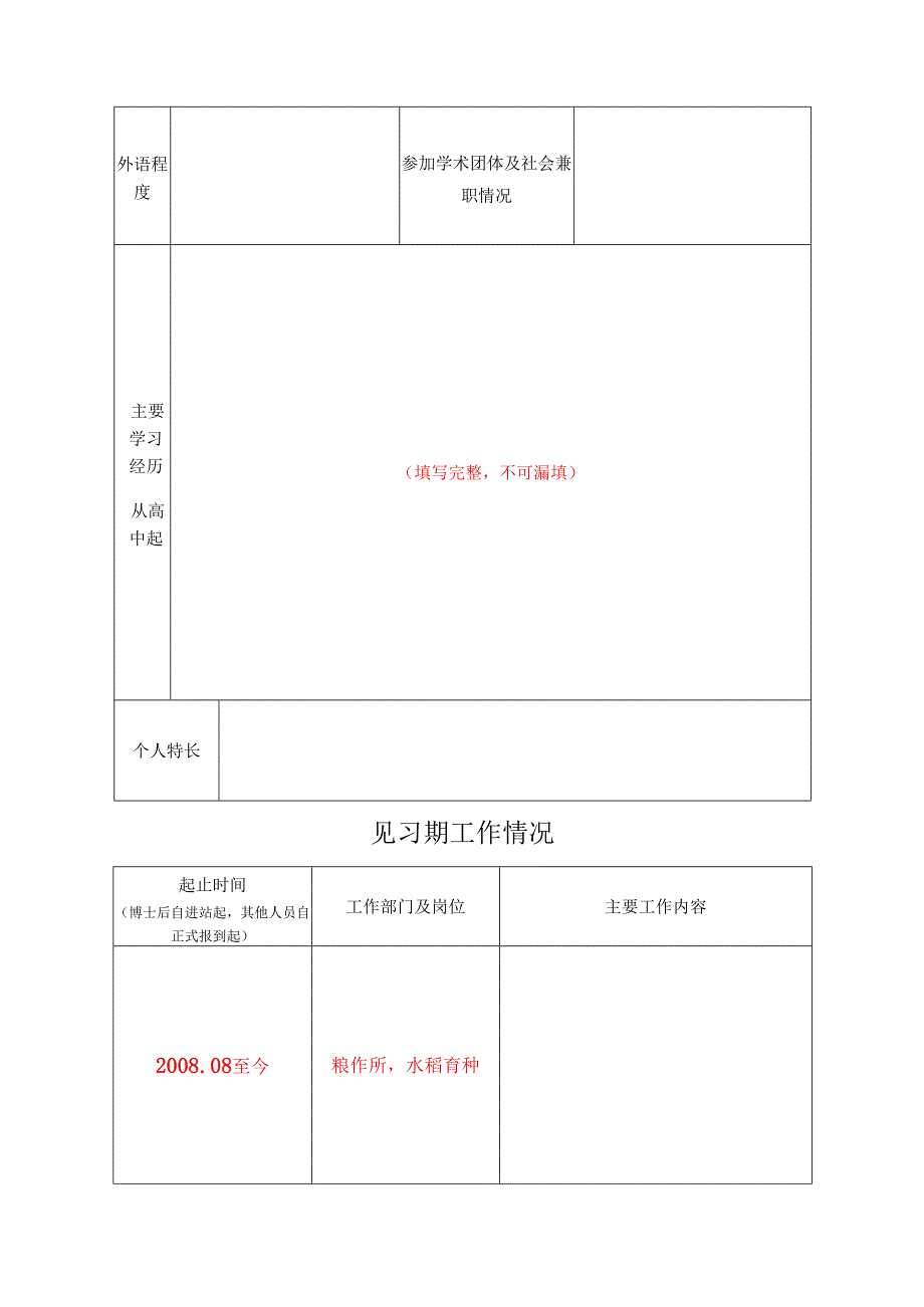 初定专业技术资格呈报表.docx_第3页
