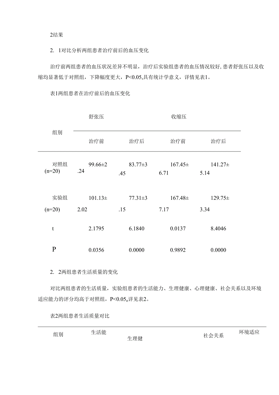 麻黄附子细辛汤加减治疗高血压的效果及对患者血压和生活质量的影响.docx_第3页