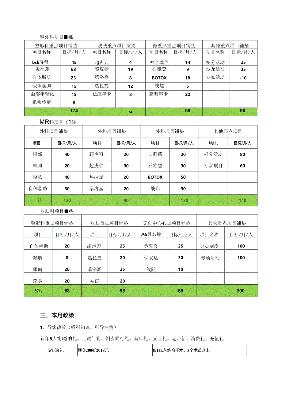 医美整形医院1月营销计划方案.docx_第2页