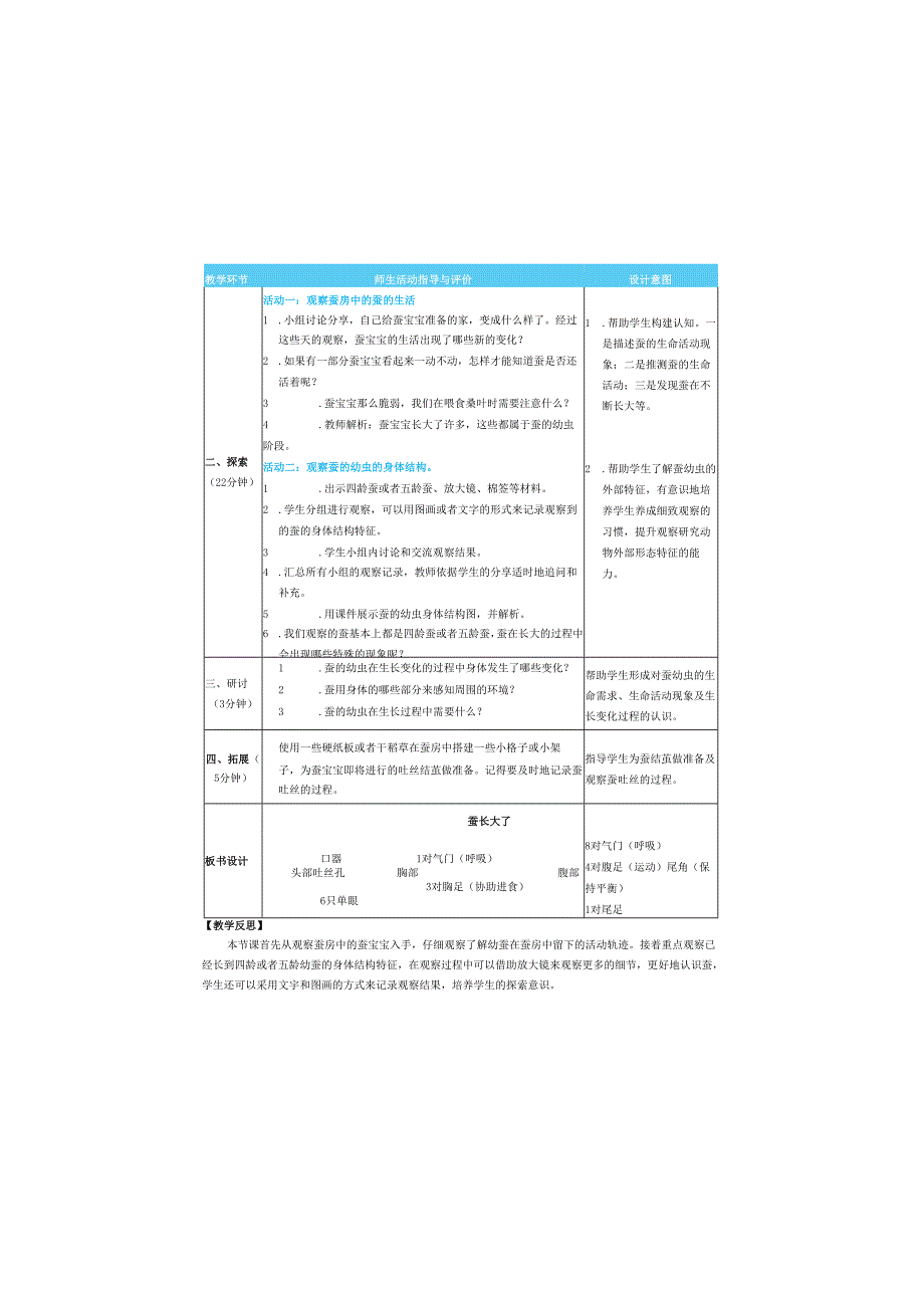 （2025春）科教版科学三年级下册《 蚕长大了》教案.docx_第2页