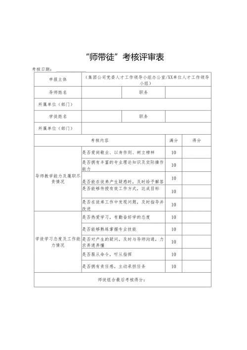 师带徒考核评审表.docx