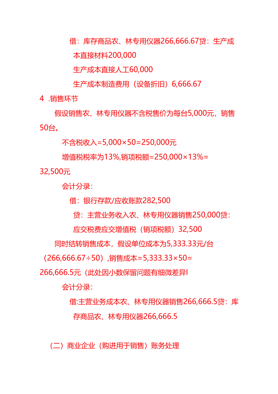农、林专用仪器账务处理实例－记账实操.docx_第3页