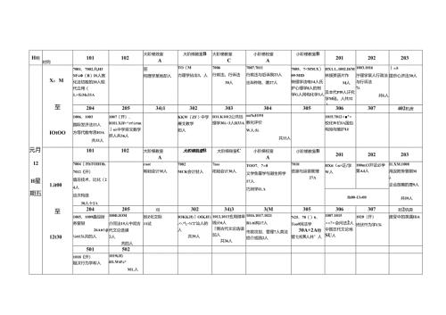 抚州电大二00七年元月期末考试考场秩序册(一)8.docx