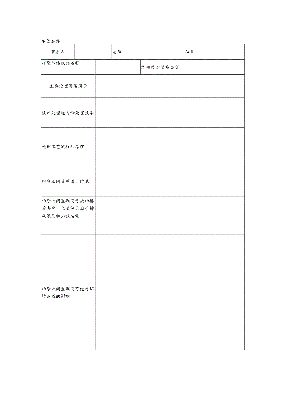 拆除、闲置污染防治设施许可申请表.docx_第3页