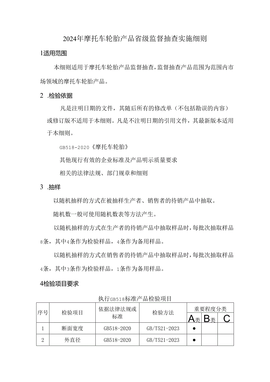 摩托车轮胎产品省级监督抽查实施细则.docx_第2页
