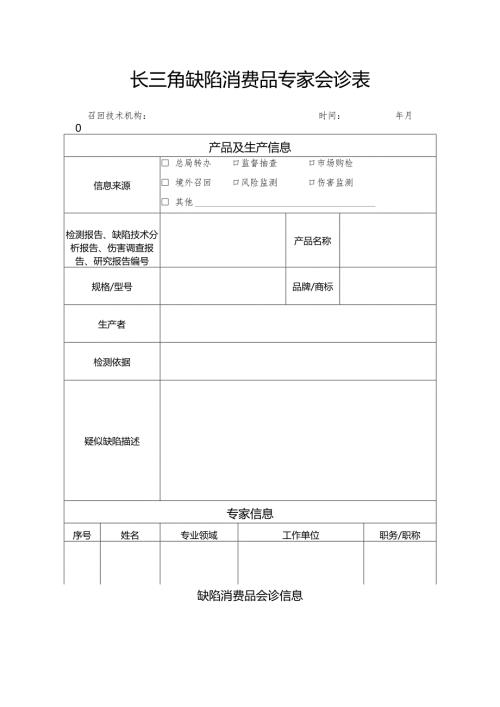 长三角缺陷消费品专家会诊表.docx